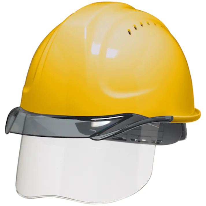 【CAINZ-DASH】DICプラスチック安全資材営業部 SYA-CSVエアロメッシュ 黄/スモーク SF内装 KP付 SYA-CSV-SFEM-KP-Y/S【別送品】