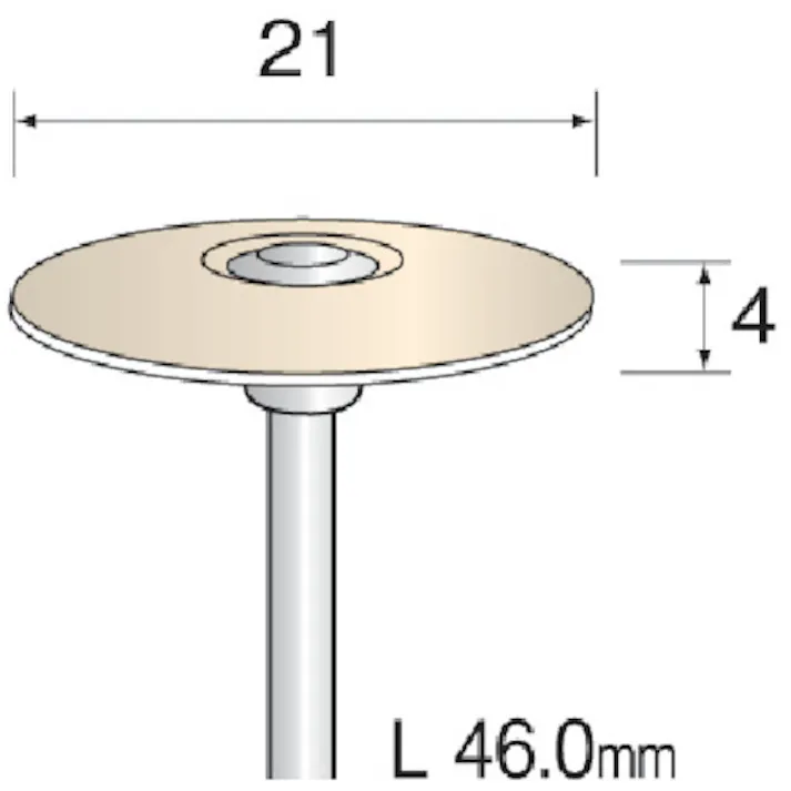 【CAINZ-DASH】ミニター フェルトバフ ハード Φ21 (10本入) GA1152【別送品】