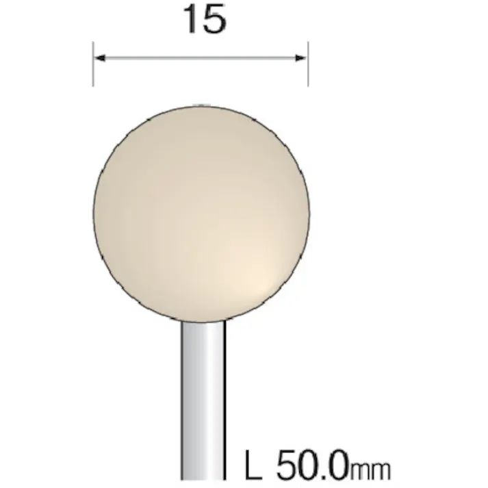 【CAINZ-DASH】ミニター フェルトバフ ソフト Φ15 (10本入) GA2202【別送品】