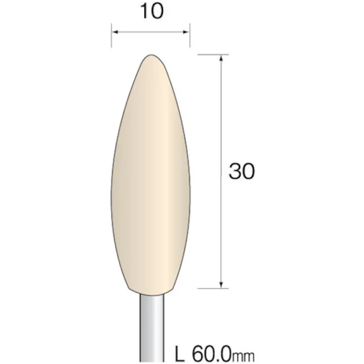 【CAINZ-DASH】ミニター フェルトバフ ハード Φ10 (10本入) GA2263【別送品】