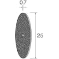 【CAINZ-DASH】ミニター カッティング砥石　ＷＡ　φ２５×０．７　（１０個入） MC2014【別送品】