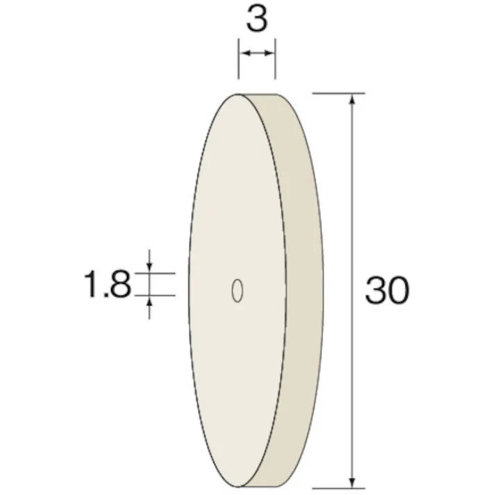 【CAINZ-DASH】ミニター フェルトホイール φ30 (10個入) NA4631【別送品】