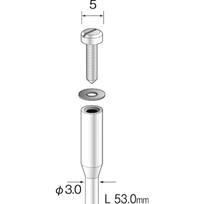 【CAINZ-DASH】ミニター マンドレール φ3.0穴用 (5個入) PA1312【別送品】