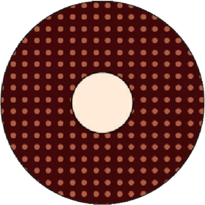 【CAINZ-DASH】ミニター ドットディスク #4000 φ40 (100本入) SA2078【別送品】