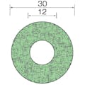【CAINZ-DASH】ミニター マイクログラインダー用ディスクペーパ―　クッションディスク（アングロン用）　粒度＃３２０　緑　外径Φ３０　（２０枚入） SA2652【別送品】