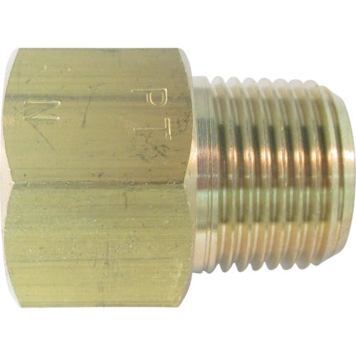 アソー 黄銅製 変換内外ソケット 外PT3/8×内NPT3/8 NF-3033R 配管継手 アソー 黄銅製 変換内外ソケット 外PT3/8×内NPT3/8 NF-3033R 配管継手