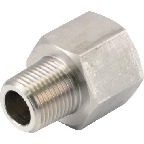 アソー ステンレス製 変換内外ソケット 外UNF1/4-28×内PT1/8 NF-8281 配管継手 アソー ステンレス製 変換内外ソケット 外UNF1/4-28×内PT1/8 NF-8281 配管継手