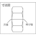 【CAINZ-DASH】アソー ＳＵＳ　フレキチューブ用袋ナット　ＰＦ１／２ PH-7N04【別送品】