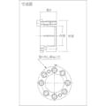 【CAINZ-DASH】アイセル メカロック　ＭＡシリーズ　内径２０×外径３８ｍｍ MA-20-38【別送品】