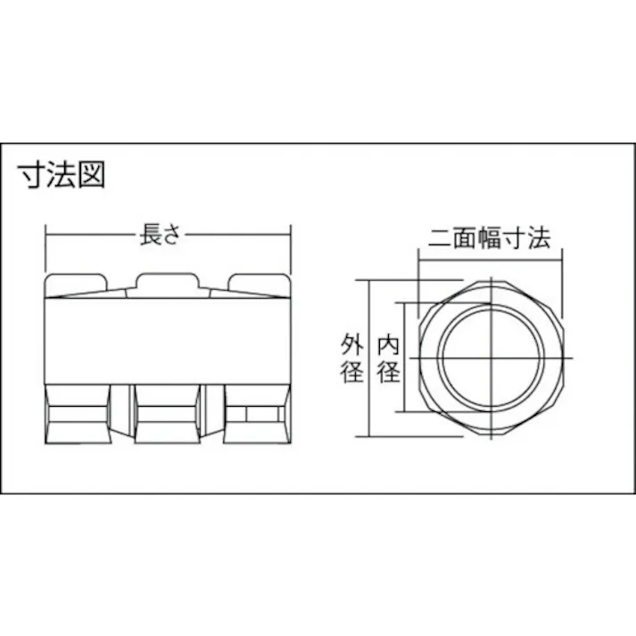 【CAINZ-DASH】アイセル カップリング Nシリーズ リジッドタイプ 内径18 N-18-18【別送品】