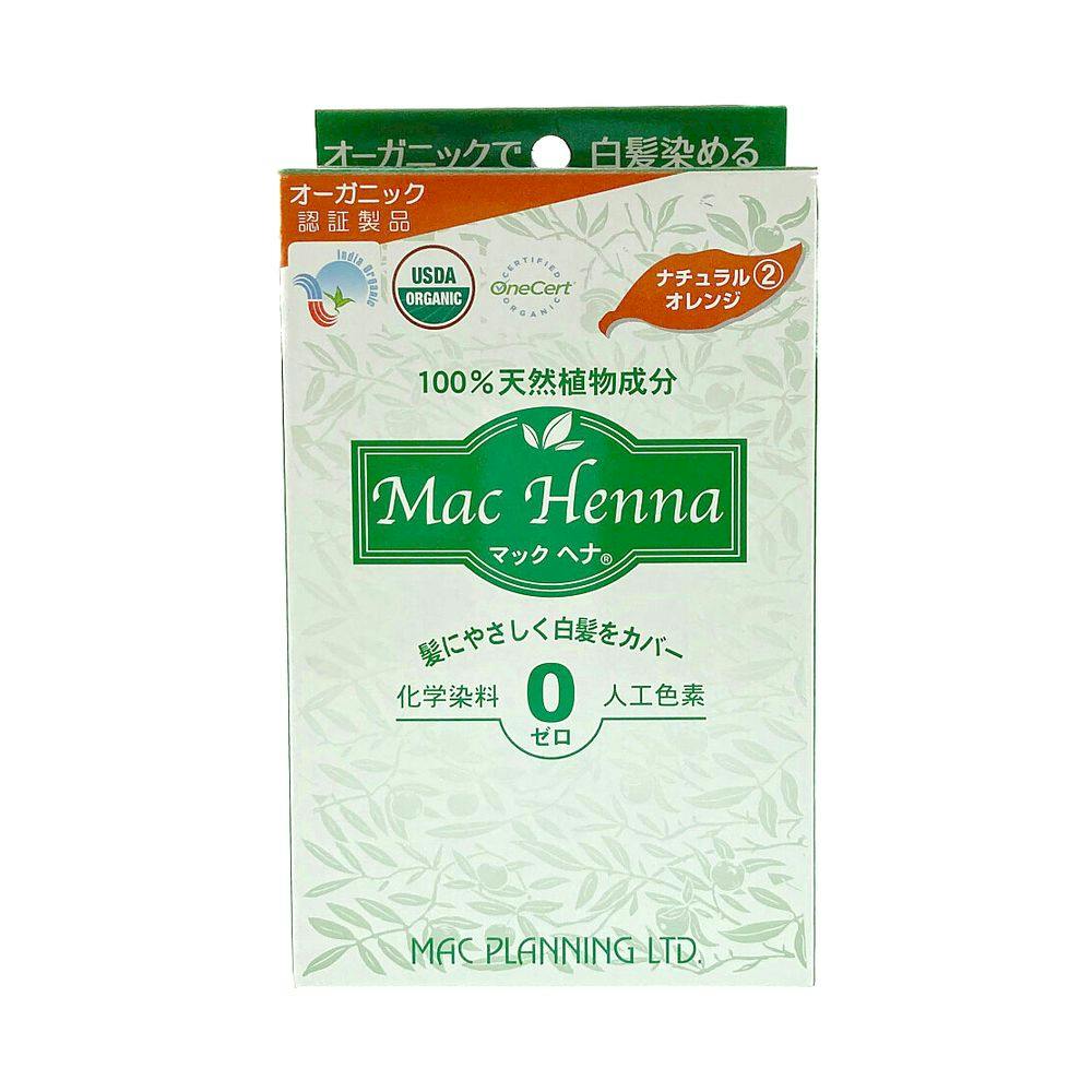 マックプランニング マックヘナ ハーバルヘアートリートメント ナチュラルオレンジ 100g 白髪染め マックプランニング マックヘナ ハーバルヘアートリートメント ナチュラルオレンジ 100g 白髪染め