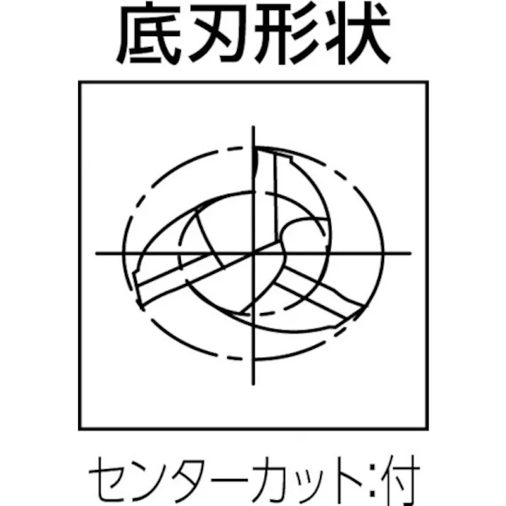 【CAINZ-DASH】グーリングジャパン 強ねじれスクエアエンドミル(3枚刃) 刃径2.0mm 3636 002.000【別送品】