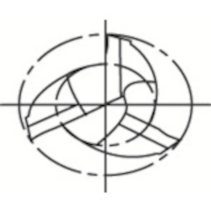 【CAINZ-DASH】グーリングジャパン 強ねじれスクエアエンドミル(3枚刃) 刃径20.0mm 3636 020.000【別送品】