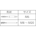 【CAINZ-DASH】グーリングジャパン ＴｉＡｌＮスパイラルタップ　高能率用細目　Ｍ６Ｘ０．７５ 4450-M6.0X0.75【別送品】