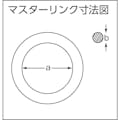 【CAINZ-DASH】大洋製器工業 ２本吊　ワイヤスリング　３．２ｔ用×１．５ｍ（１０１１６９３） 2WRS 3.2TX1.5【別送品】