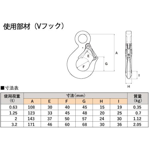 CAINZ-DASH】大洋製器工業 ４本吊 ワイヤスリング ３．２ｔ用×２ｍ