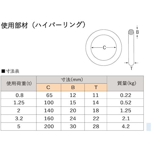 CAINZ-DASH】大洋製器工業 ４本吊 ワイヤスリング ３．２ｔ用×２ｍ