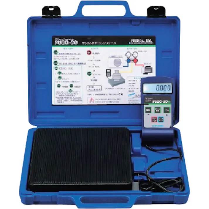 【CAINZ-DASH】A-Gas Japan 検査成績書付チャージングスケール(自動/マニュアルバックライト機能) FUSO-50R【別送品】