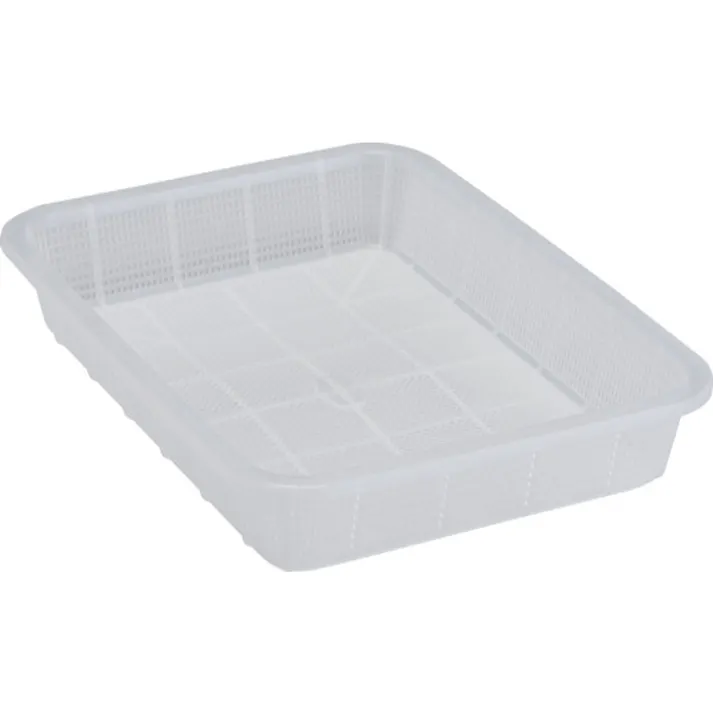 【CAINZ-DASH】積水テクノ成型 角かご浅型 中 クリア K542C【別送品】