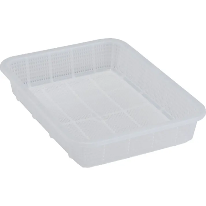 【CAINZ-DASH】積水テクノ成型 角かご浅型 小 クリア K543C【別送品】