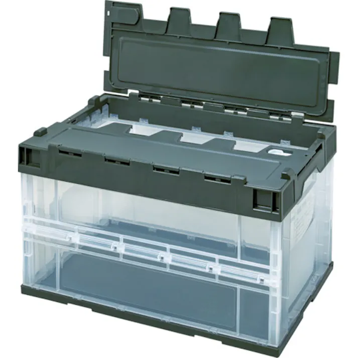 【CAINZ-DASH】積水テクノ成型 ロック付フタ一体型オリコン OC-50L 透明OD 5LRFCOD【別送品】