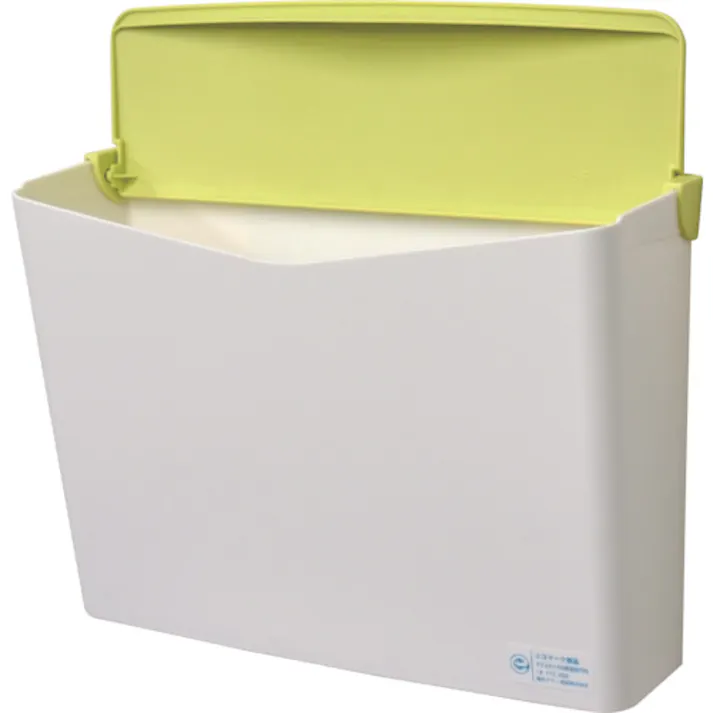 【CAINZ-DASH】積水テクノ成型 リサイクルペーパーポケット フタ付 白 SRPPSWG【別送品】