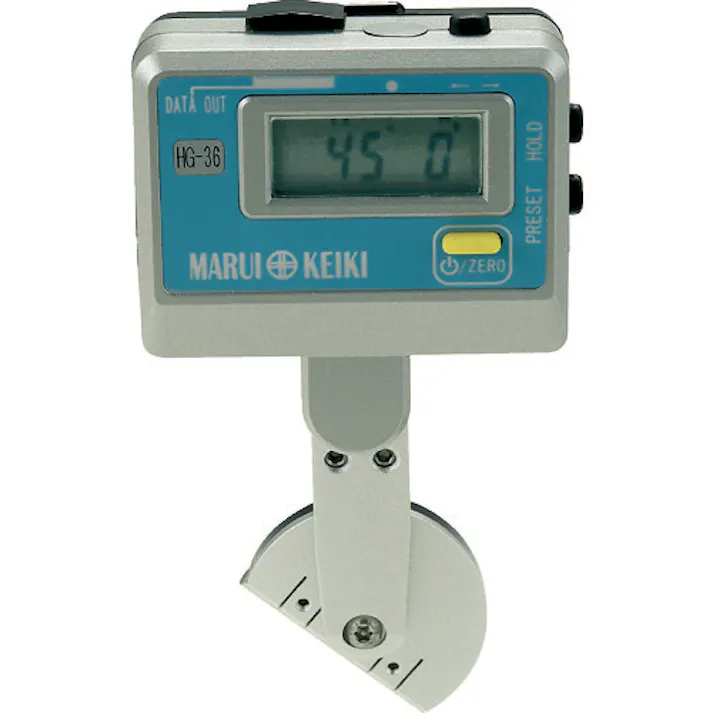 【CAINZ-DASH】マルイテクノ デジタル角度計 ハイトゲージベベル HG-36【別送品】