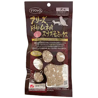 ママクック フリーズドライのムネ肉 スナギモミックス 犬用 18g