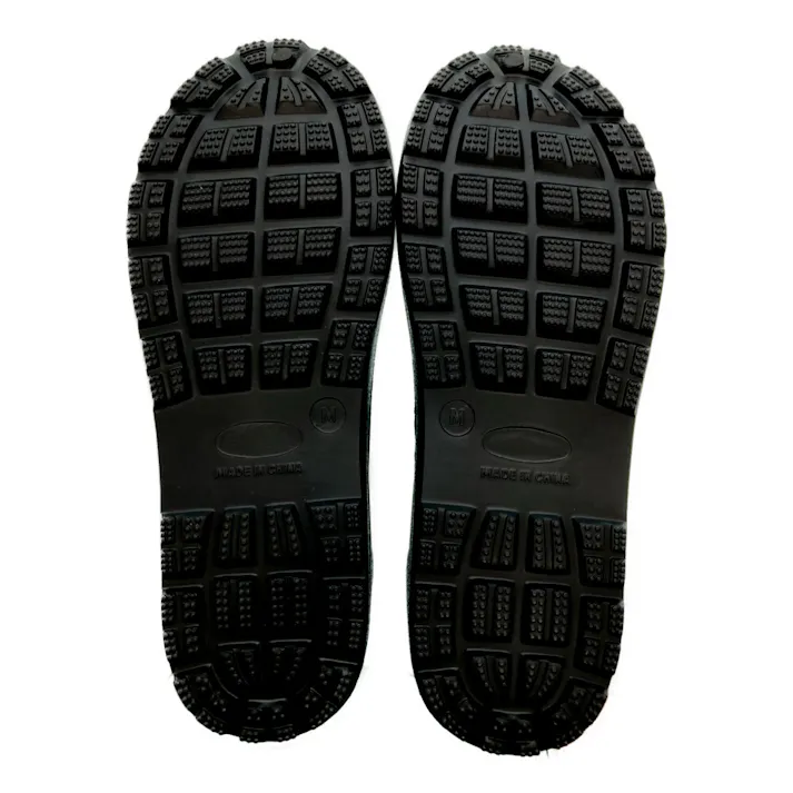 軽量ガーデンブーツショート LL ブラック LB-405BK