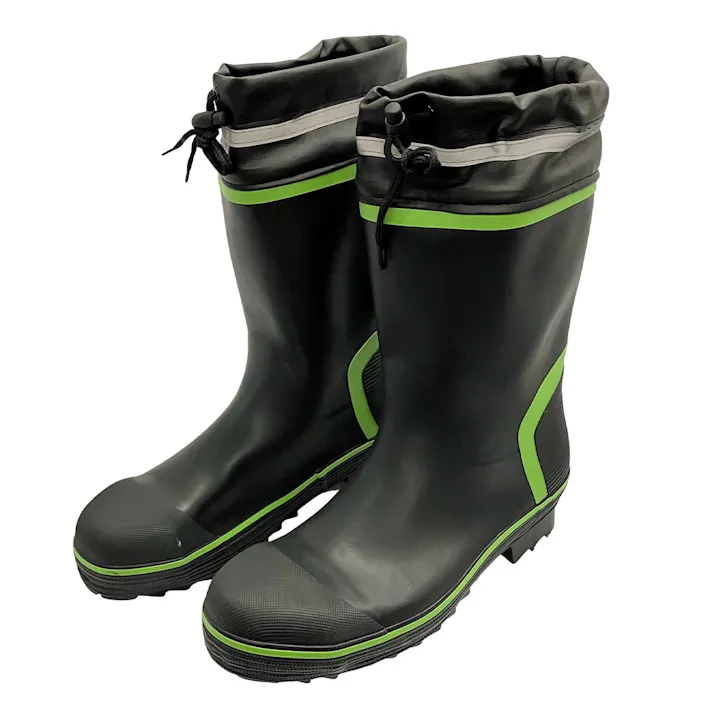 安全長靴ショート ブラック S HG-2803C