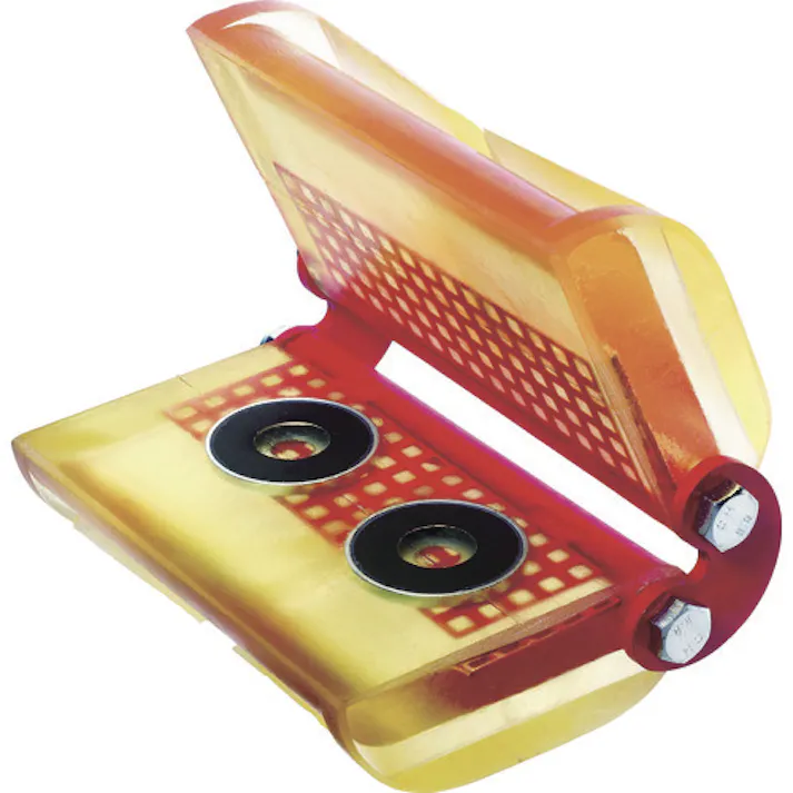 【CAINZ-DASH】Secutex社 コーナーパッド(ベルトスリング用) 外れ止め・マグネット付 SKBB120mm SK-BB-120【別送品】