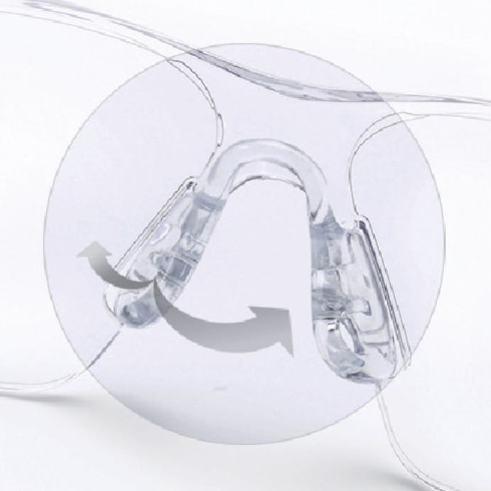 【CAINZ-DASH】ボレー社 二眼型保護メガネ（フィットタイプ）　ラッシュプラス　ブラックｘグレー　トワイライト 1662310ABG【別送品】