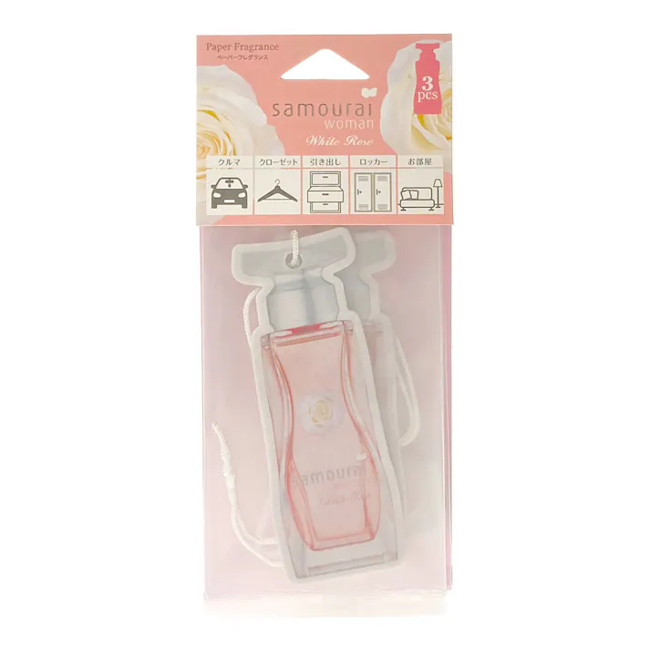 SPRジャパン サムライウーマン ペーパーフレグランス ホワイトローズ 3枚入