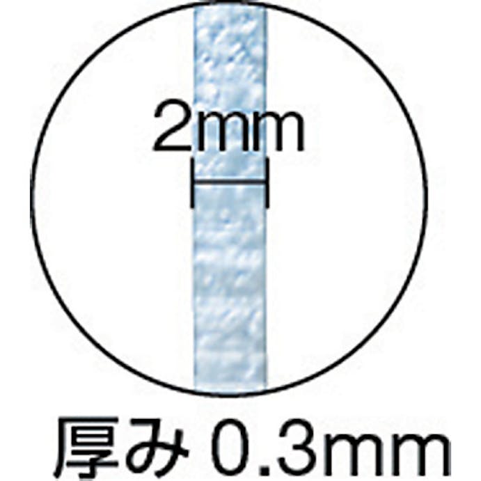 【CAINZ-DASH】日清紡テキスタイル モビロンバンド５５Ｘ２Ｘ０．３透明／洗浄タイプ１００Ｇ MB-55023TA-100G【別送品】