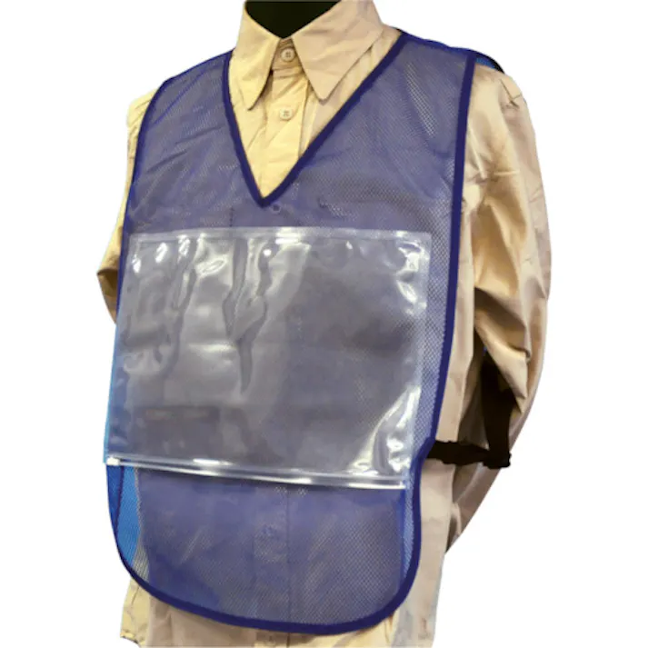 【CAINZ-DASH】つくし工房 いろいろチョッキ ブルーメッシュ TY-52B【別送品】