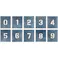 【CAINZ-DASH】つくし工房 吹付プレート 数字(0~9) 10枚組 大サイズ J-91C【別送品】