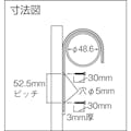 【CAINZ-DASH】つくし工房 木枠看板単管用取付金具 9001【別送品】