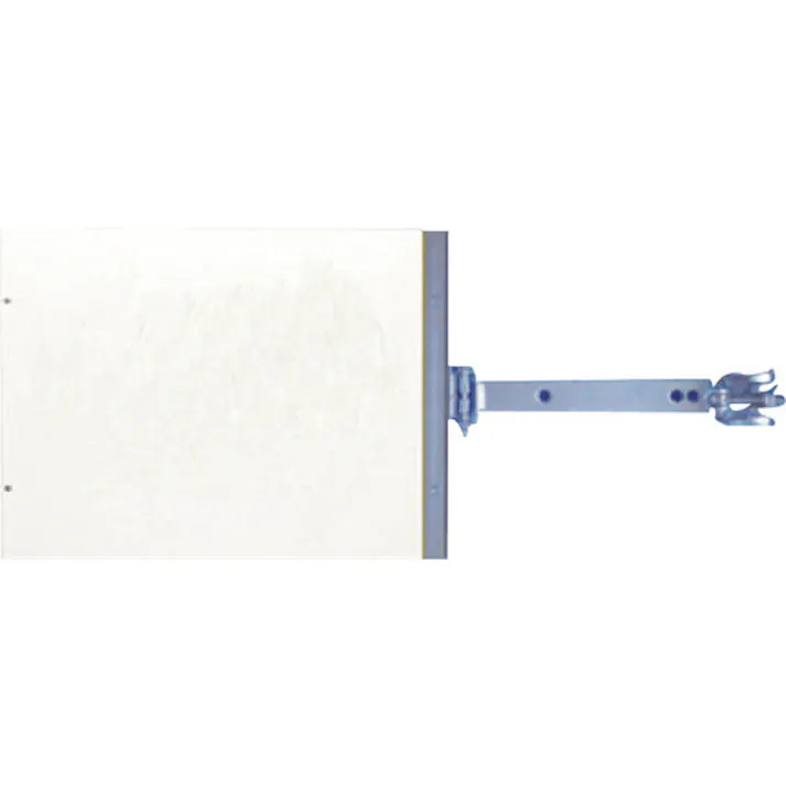 【CAINZ-DASH】つくし工房 スイング標識 金具付き 両面白無地 SB-99W【別送品】