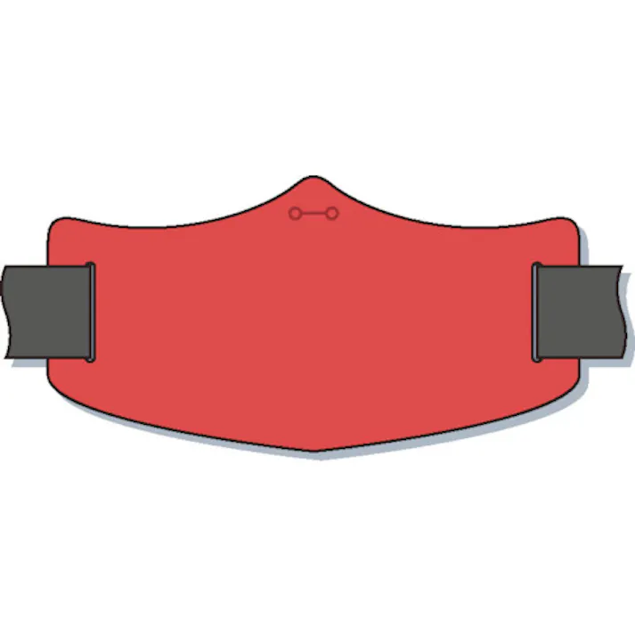 【CAINZ-DASH】つくし工房 e腕章 赤無地 ロングゴムバンド付 WE-104L【別送品】