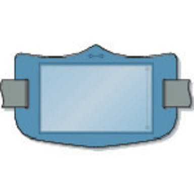 【CAINZ-DASH】つくし工房 ｅ腕章　透明ポケット付き　青　ショートゴムバンド付 WE-125S【別送品】