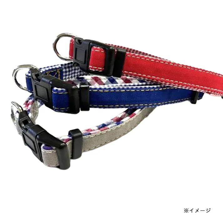 コットンチェックワンタッチカラー Mサイズ ブルー