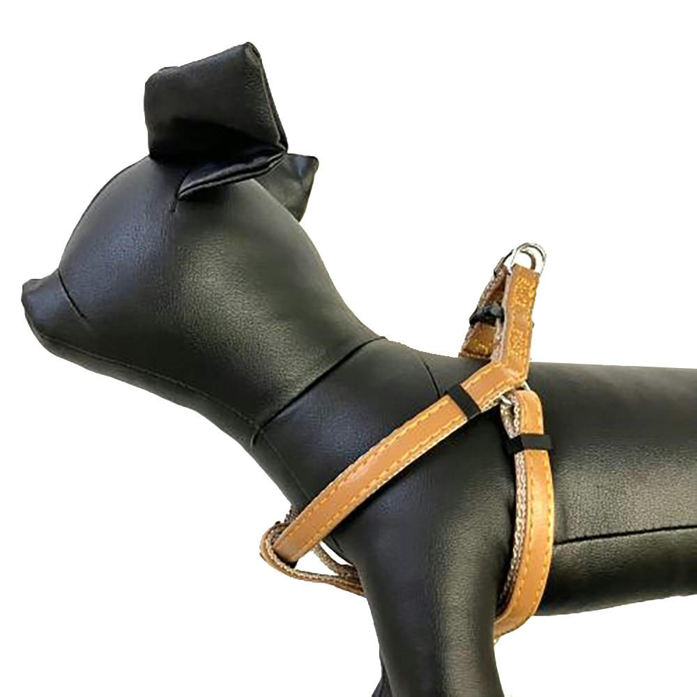 フェイクレザー ケイベンハーネス Sキャメル | ペット用品（犬） 通販