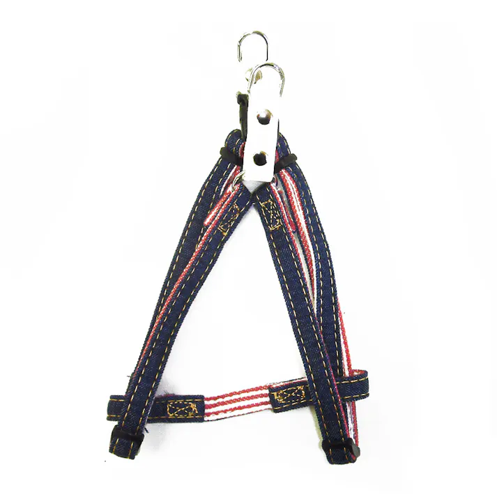 デニムストライプKハーネス SS ダークブルー