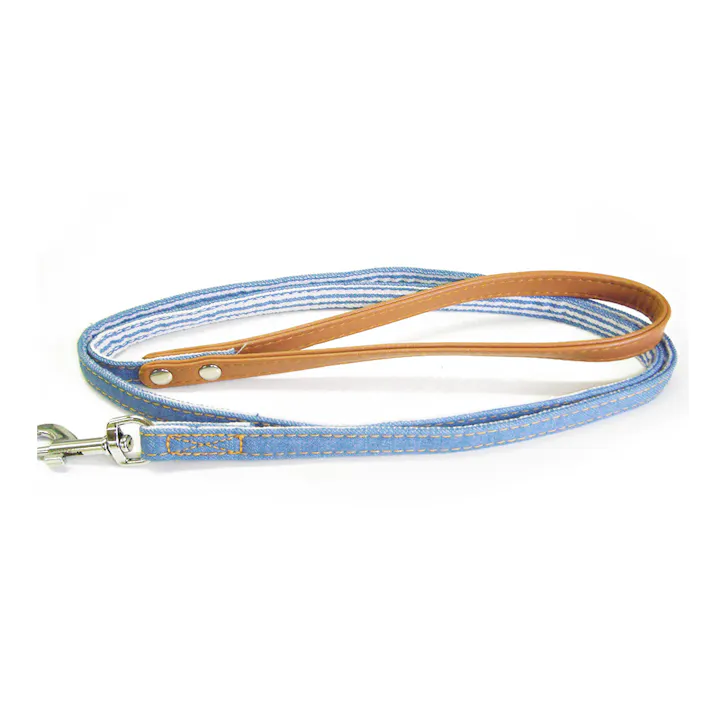 デニムストライプリード M ライトブルー