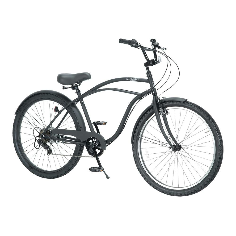 ビーチクルーザー 自転車 黒 26インチ 自転車】26年モデル ビーチクルーザー KB 26 6B 26インチ 外装6段