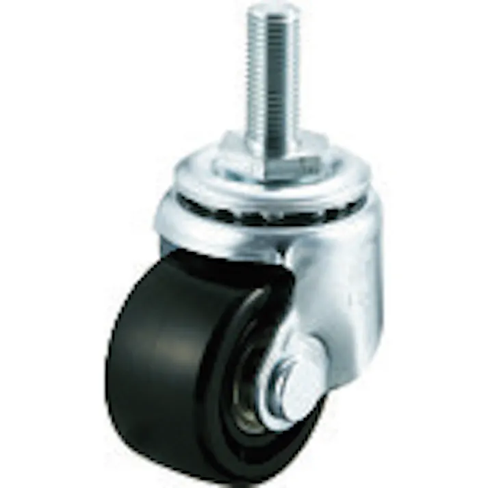 【CAINZ-DASH】ユーエイ キャスター事業部 ねじ込み式 自在 低床キャスター 強化ナイロン 車輪径65mm Hタイプ HT型 ネジ寸法M16×40ピッチ2 HT-65GNB-M16-40【別送品】