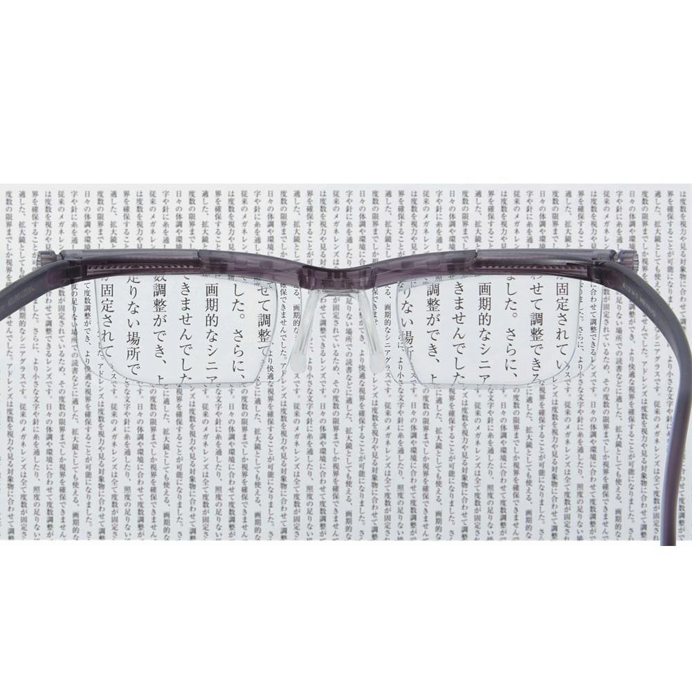 アドレンズ ユーズームプレシジョン 度数調整眼鏡 グレー | 眼鏡