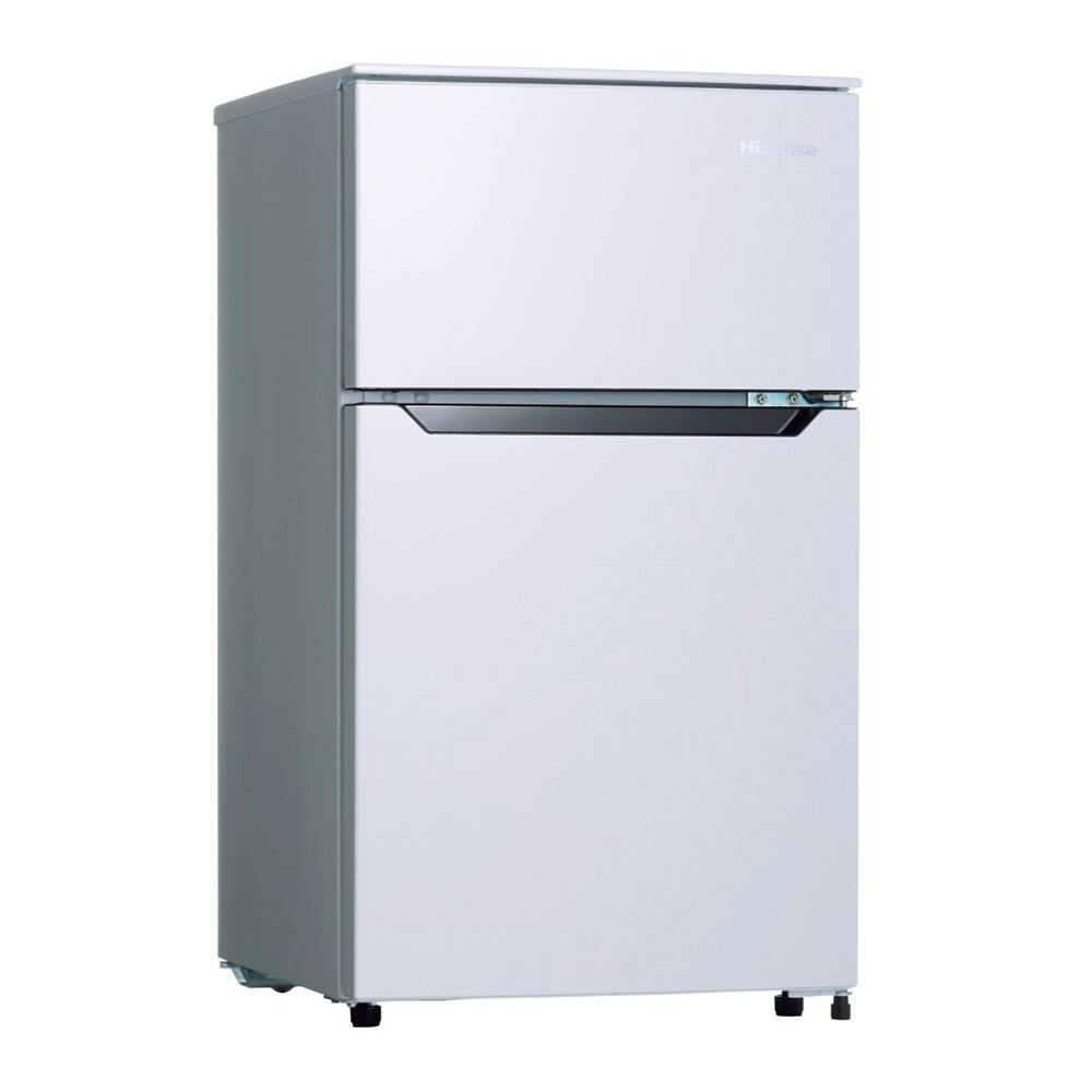美品 ハイセンス 小型 冷蔵庫 幅48cm 93L HR-B95A 2ドア - 冷蔵庫