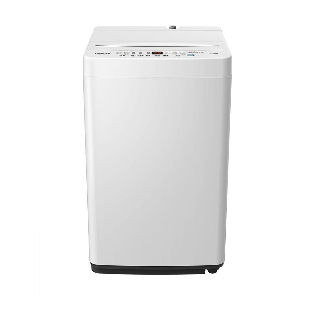 東京都23区内でしょうかハイセンス 全自動洗濯機4.5kg ホワイト HW-T45D