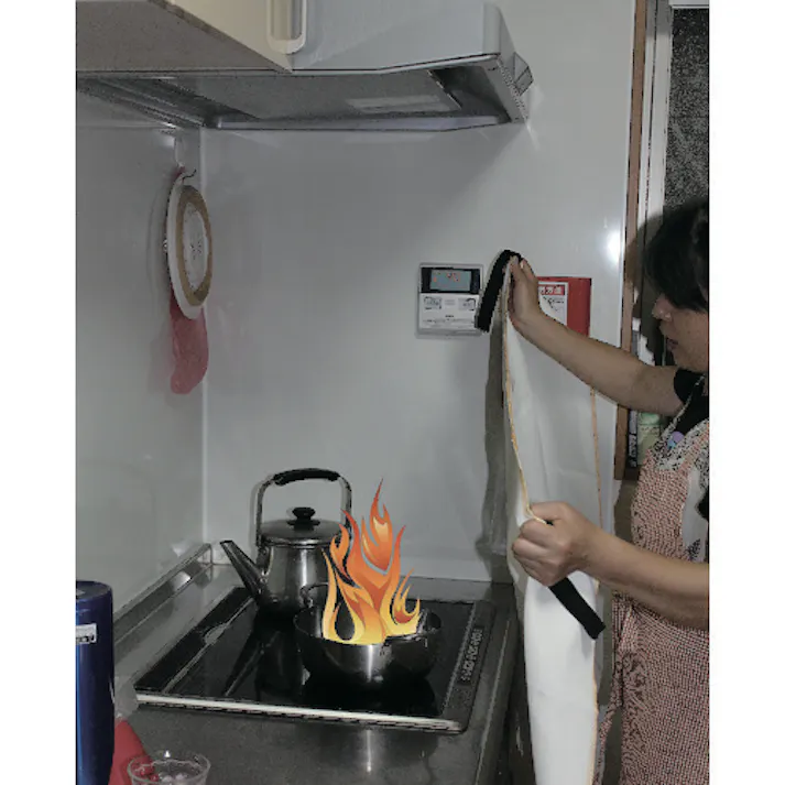 【CAINZ-DASH】ニューテックス・インダストリー社 ZETEX ファイヤーブランケット 120×120cm FB44【別送品】